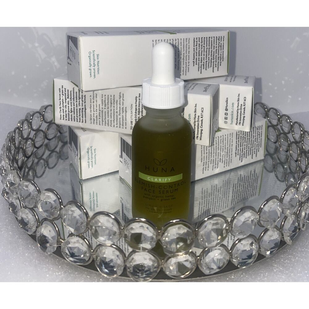 Huna Clarify Blemish-Control Face Serum 1oz/30 ml Full Size NIB!